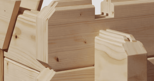 innovative notching for log cabins