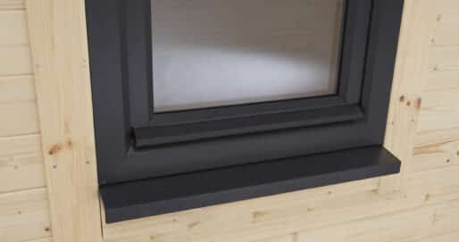 upvc doors and windows on log cabins