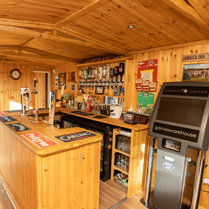 pub and bar area
