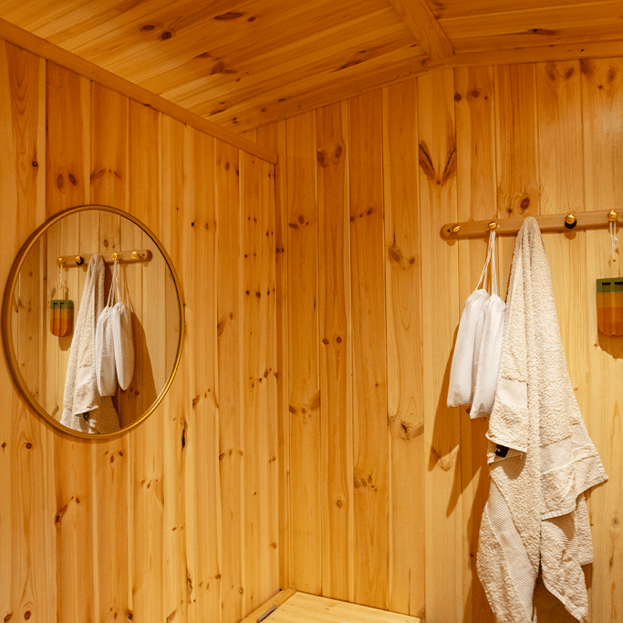 timber sauna